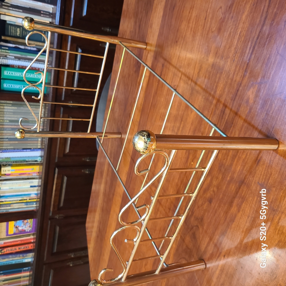 American Girl "Samantha" Elegant Gold Metal Bed Frame